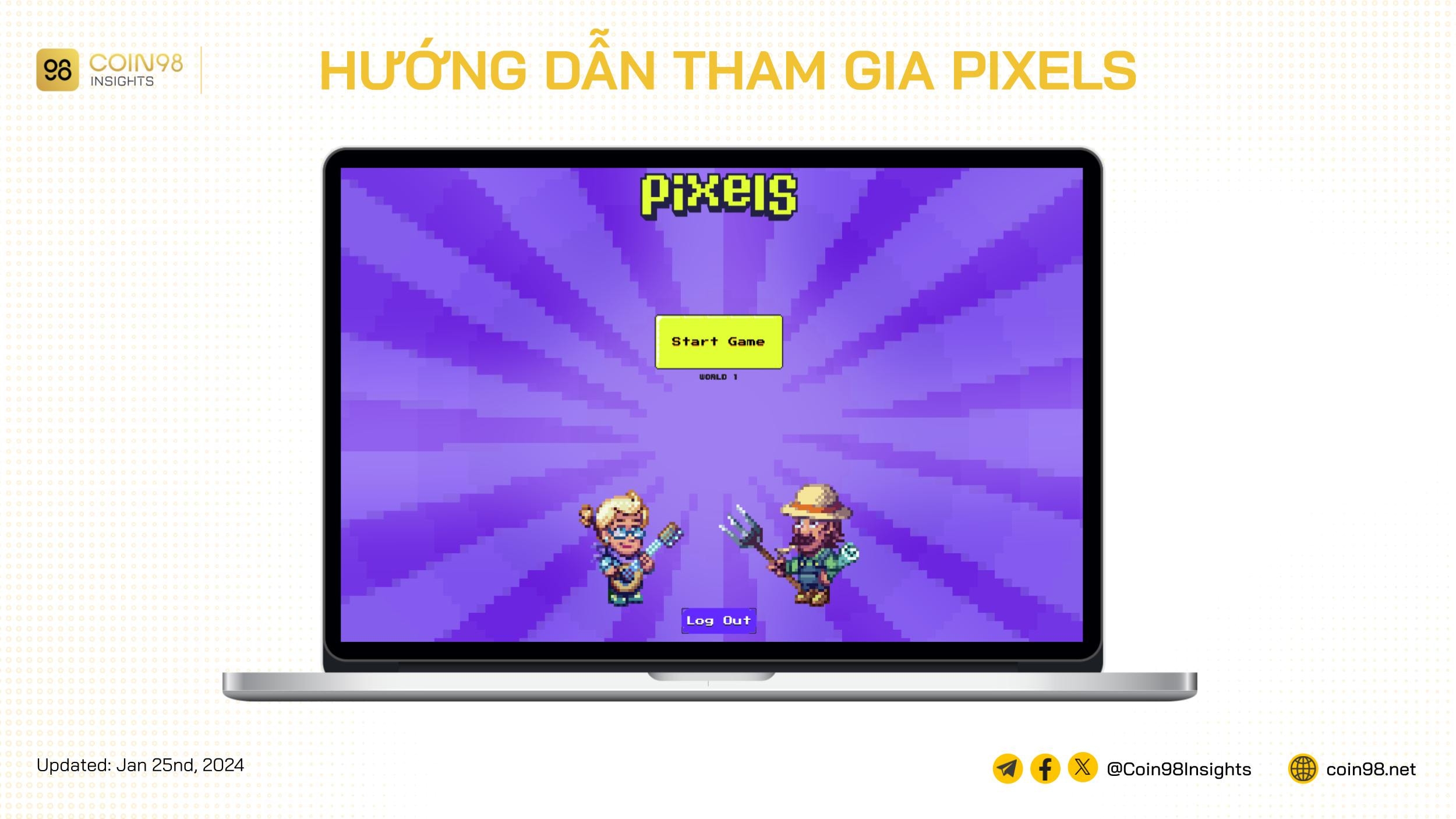 tham gia pixels game 2