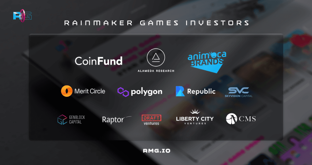 nhà đầu tư của rainmaker games