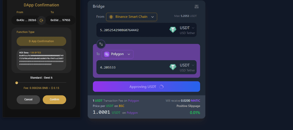 approve usdt synapse