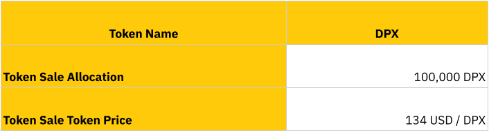 dpx token sale