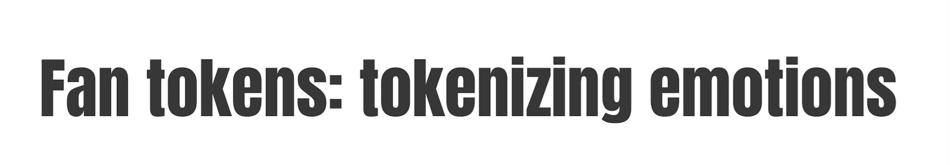 tokenize emotion