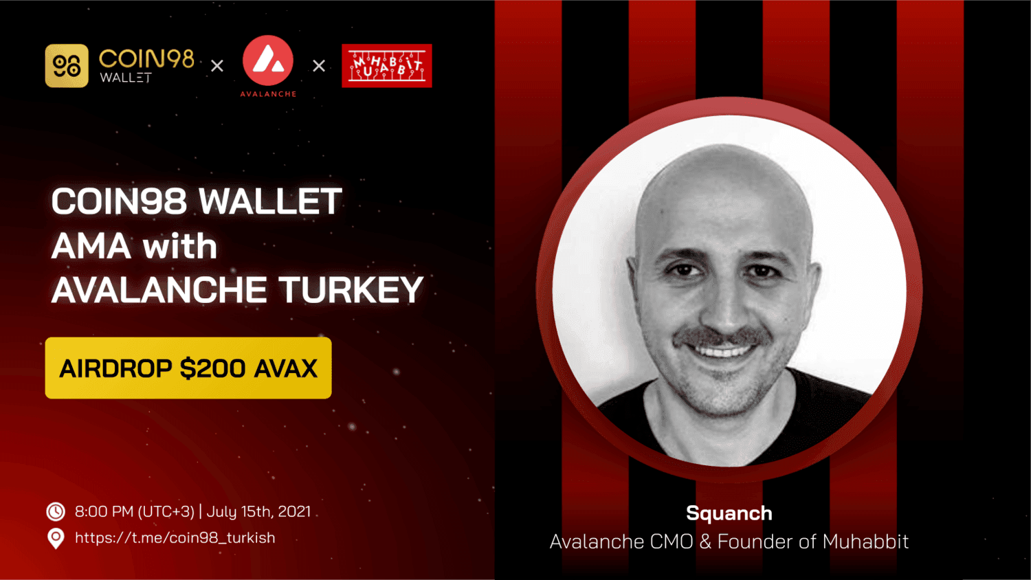 ama coin98 và avalanche turkey