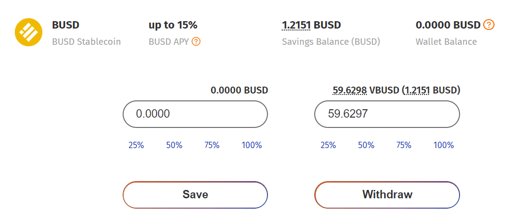 rút busd ra khỏi xend finance