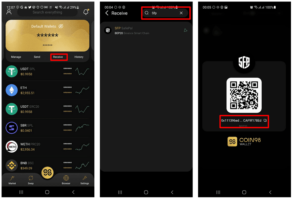 safepal coin98 wallet