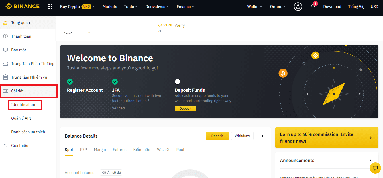 bảo mật 2fa binance 7