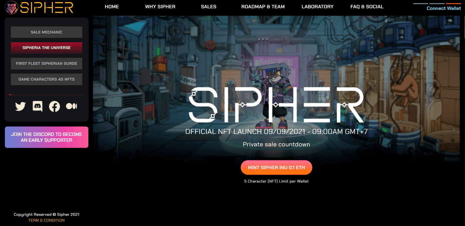 website của sipher