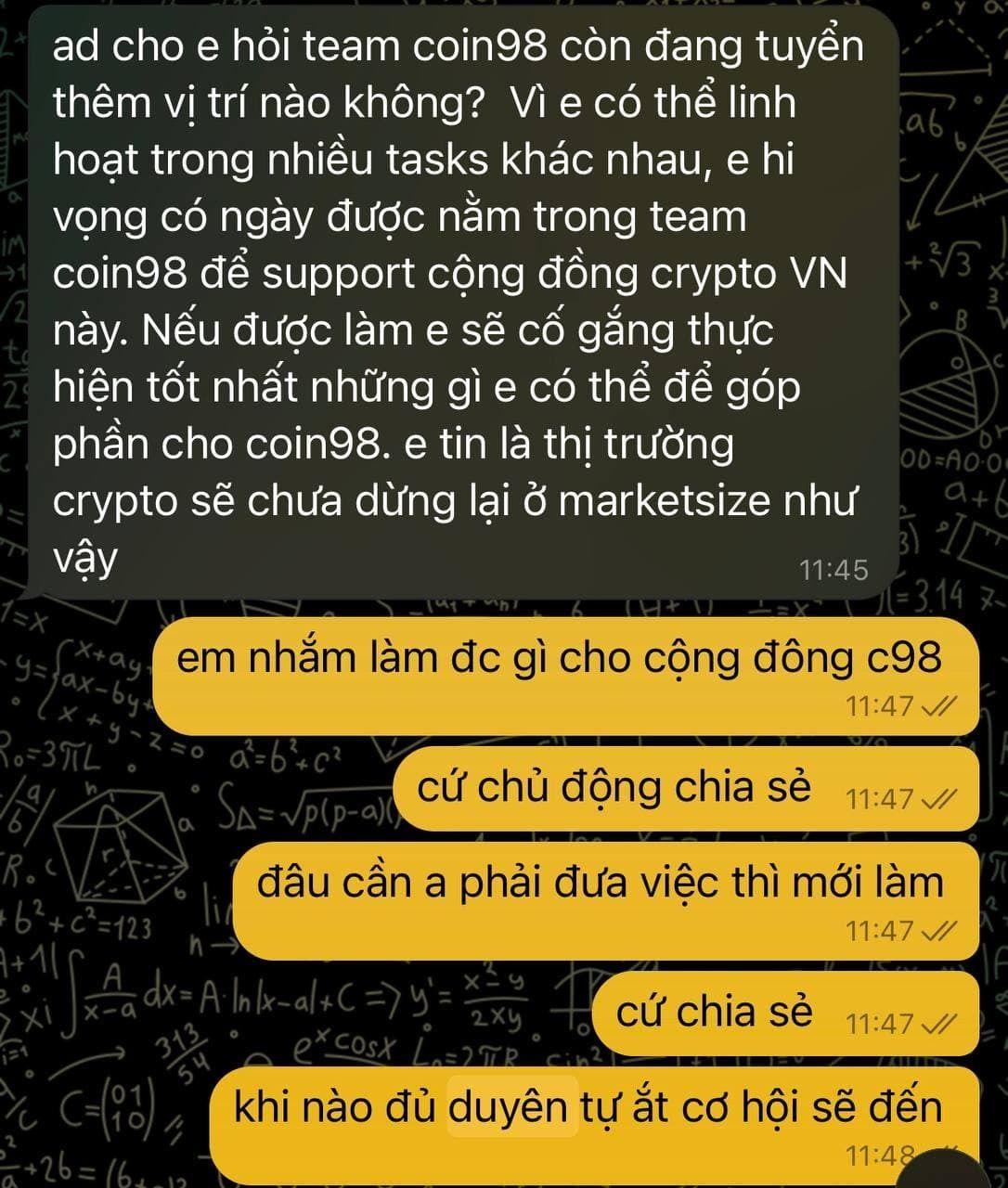 apply vào coin98