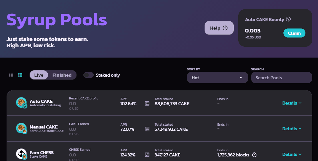 add liquidity on pancakeswap