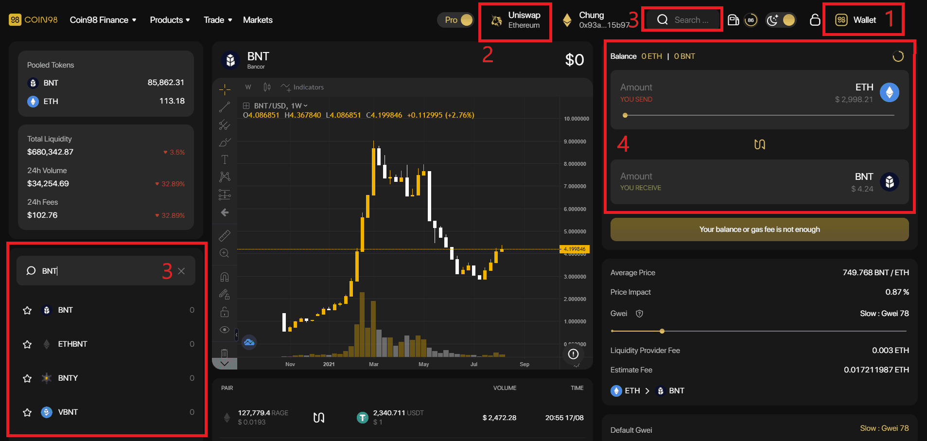 how to buy bnt coin