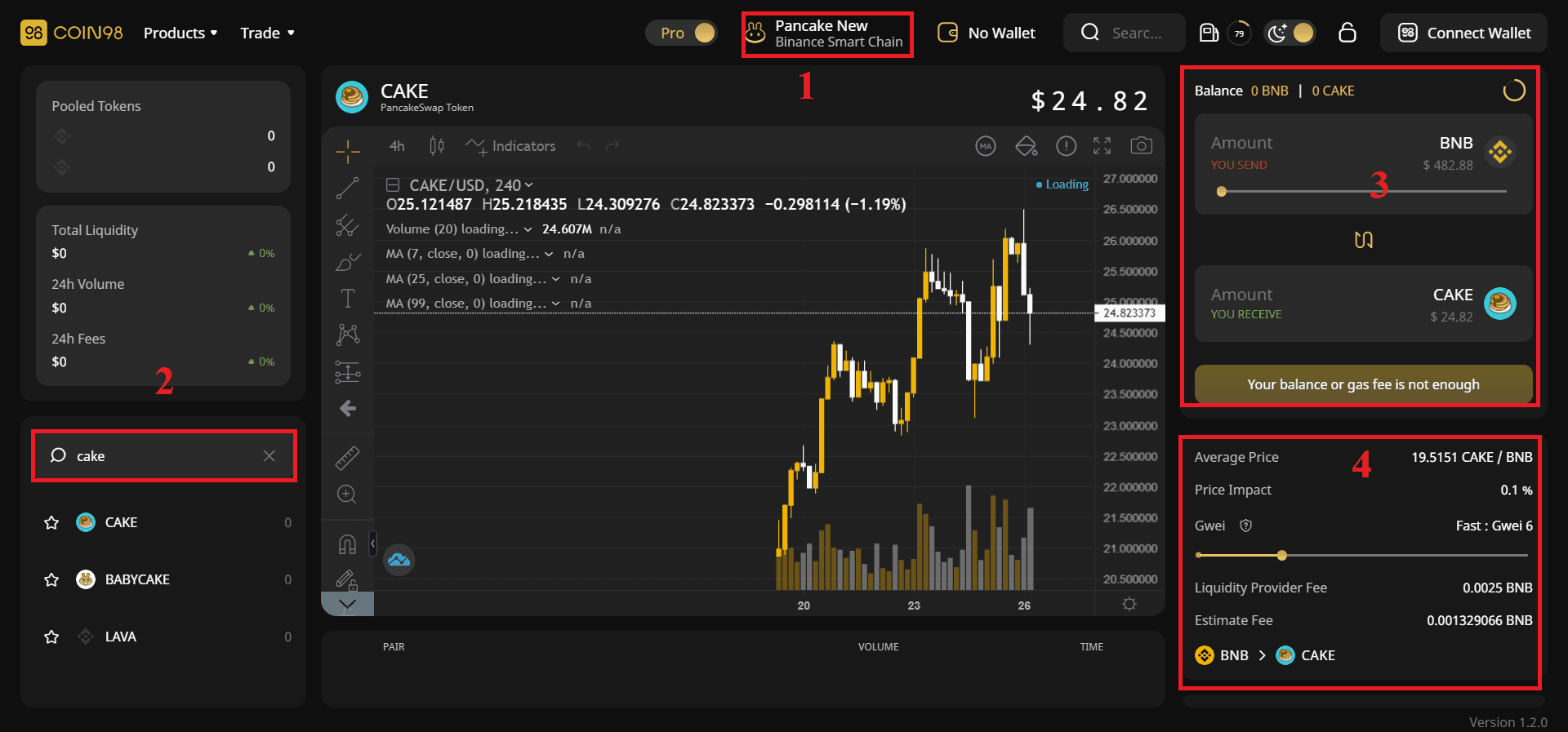 buy cake coin