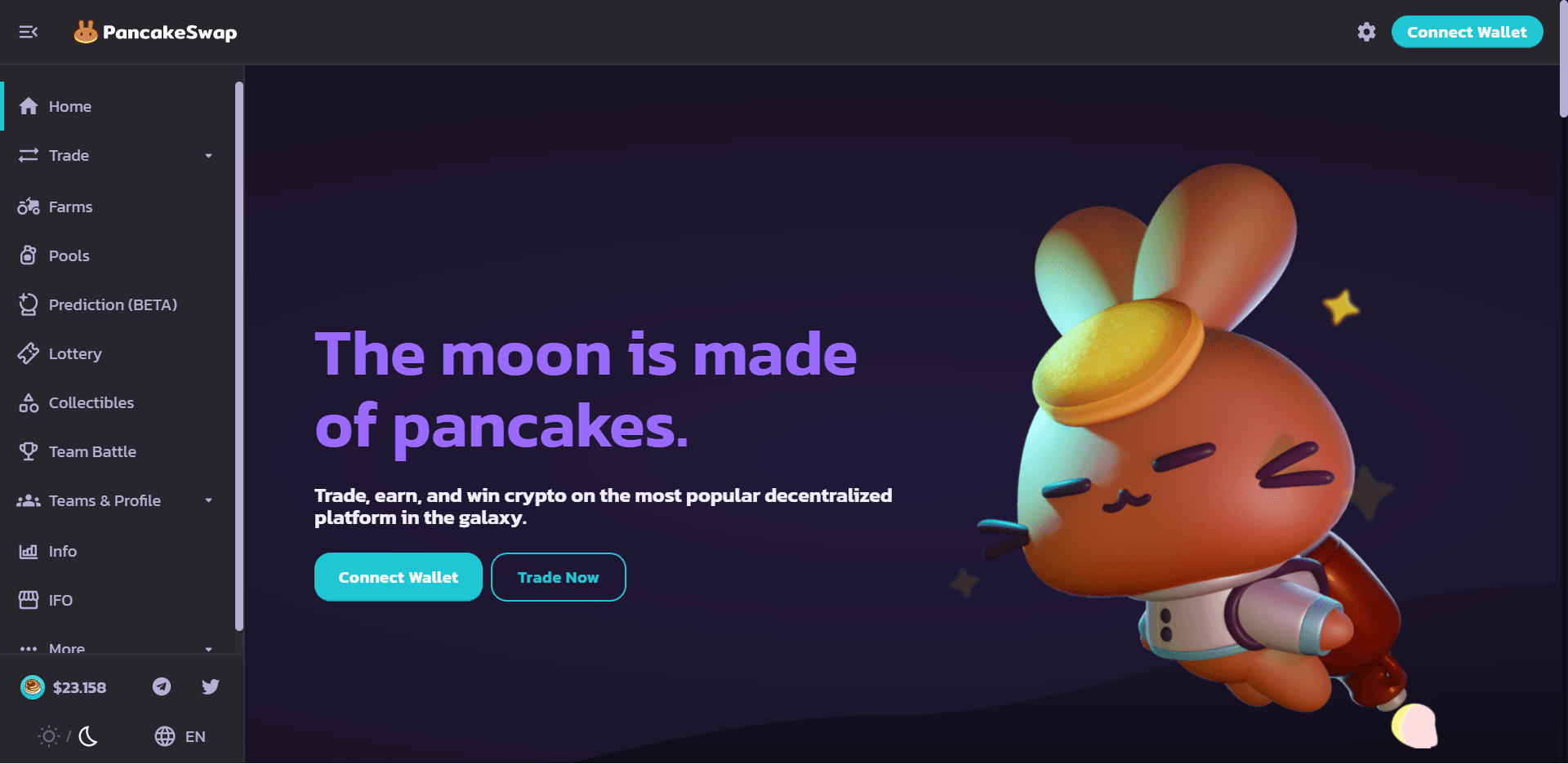 website of pancakeswap