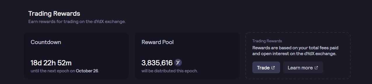 dydx trading rewards