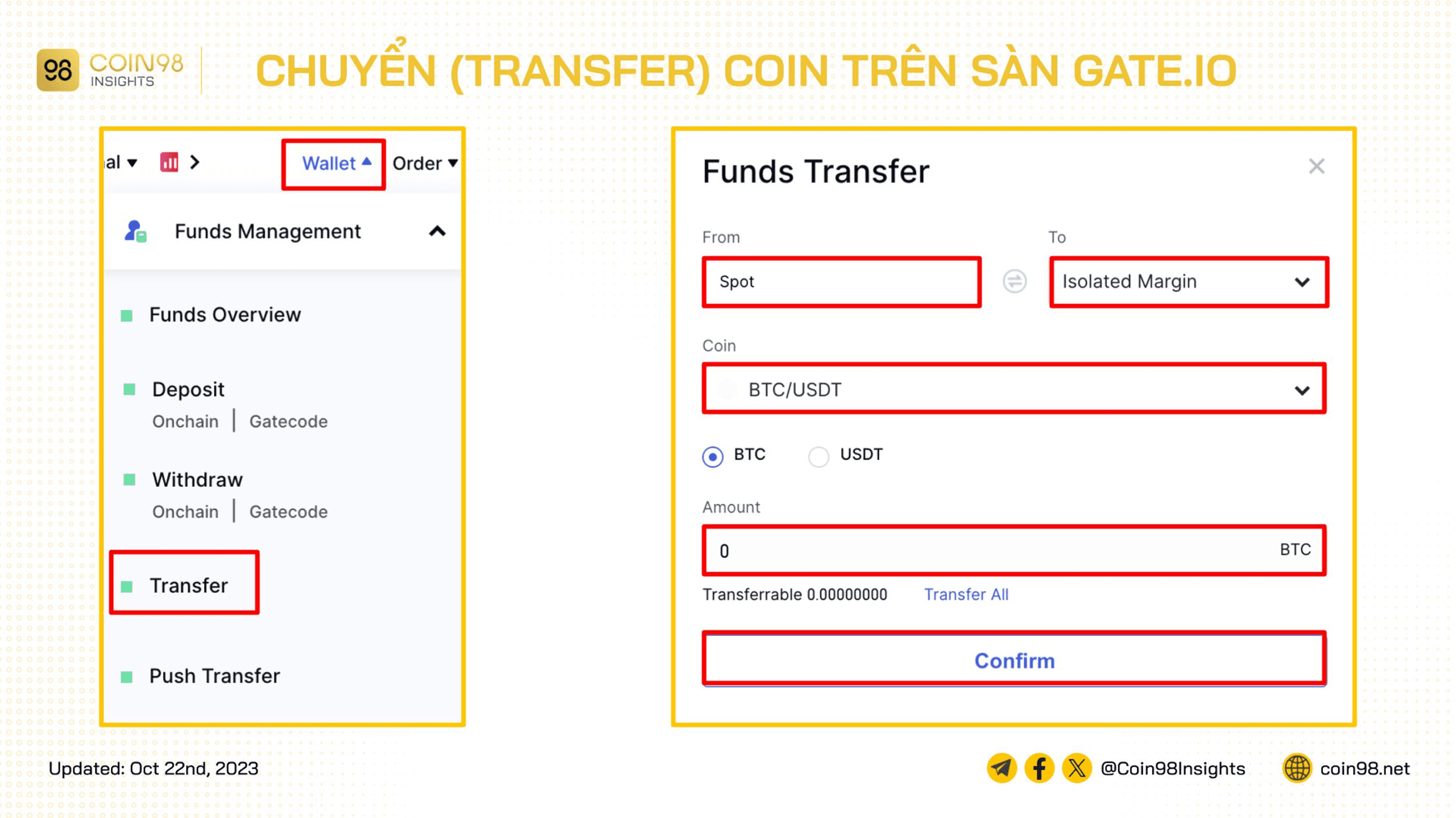 chuyển coin sàn gate