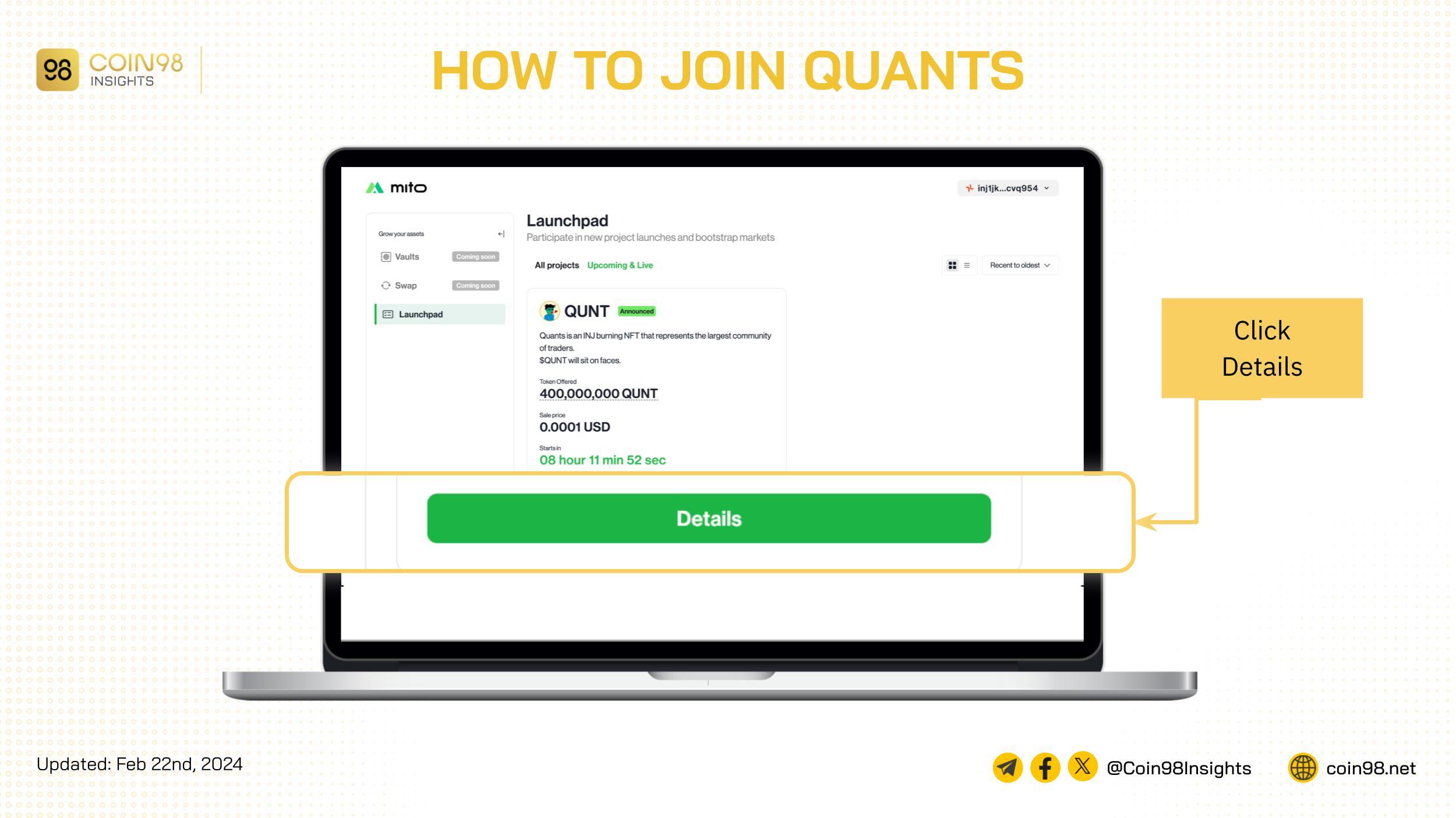 how to join quants