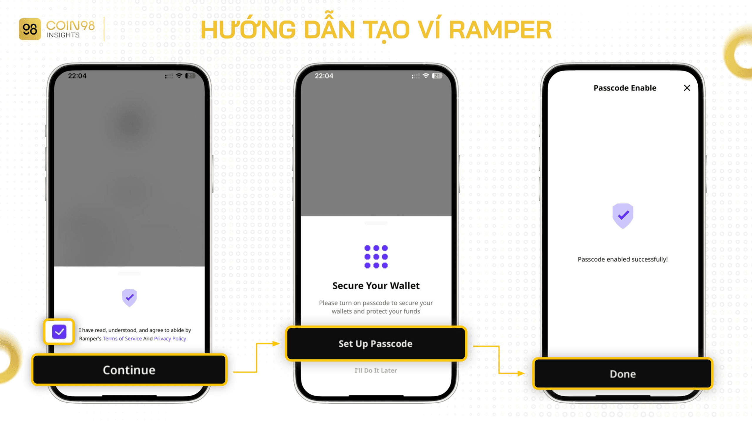 tạo ví ramper 2