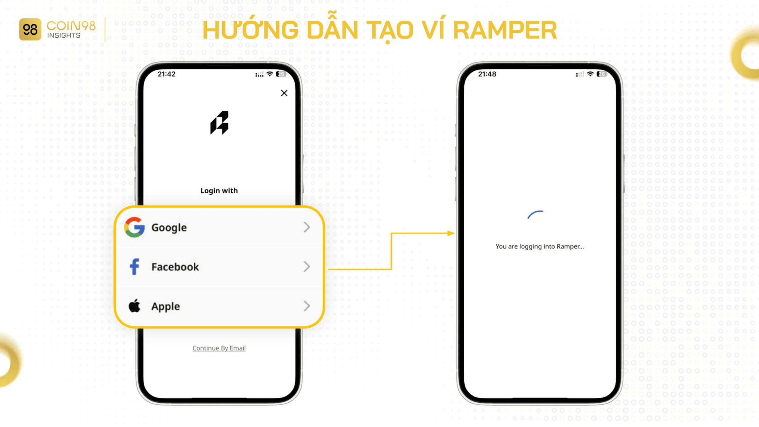 tạo ví ramper 1