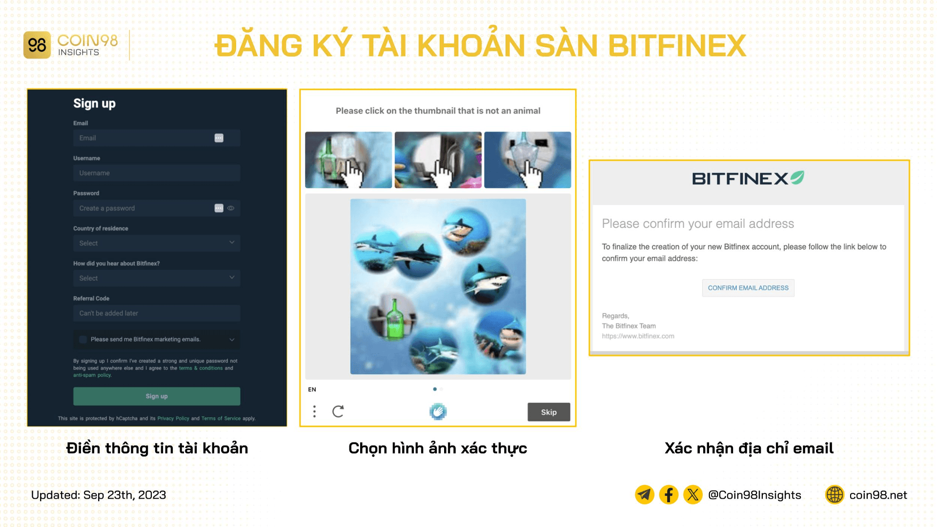 đăng ký tài khoản sàn bitfinex