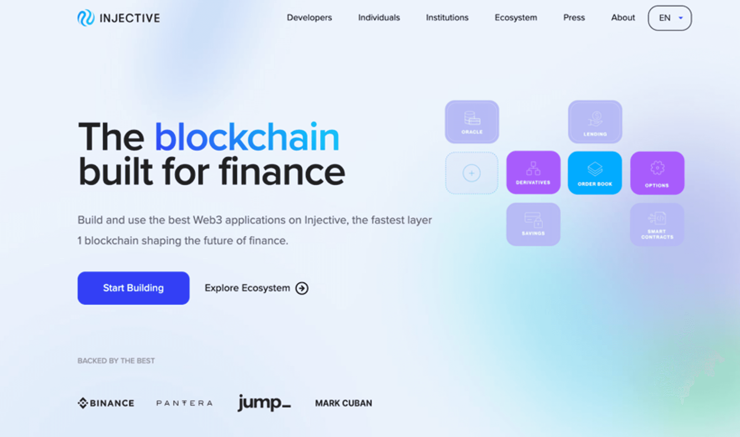 blockchain dành cho tài chính