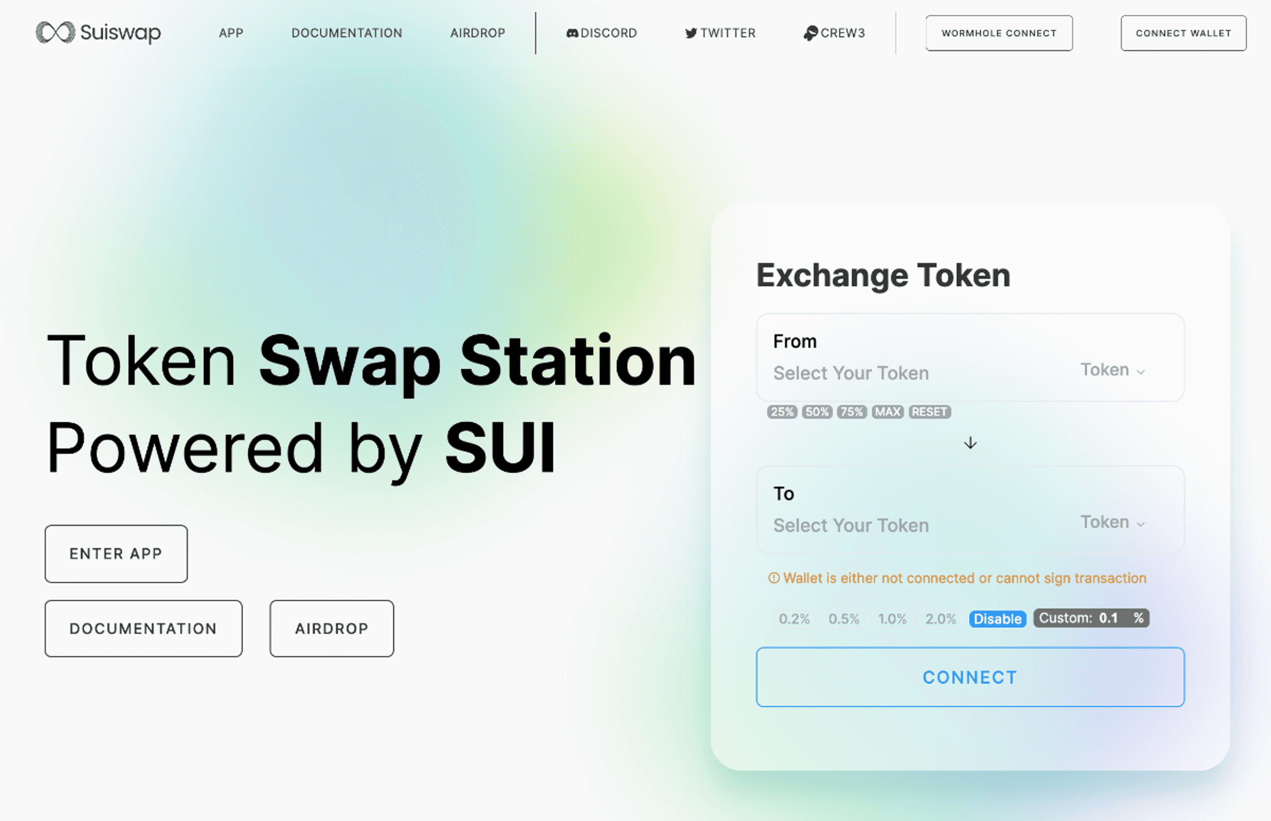 website dự án suiswap