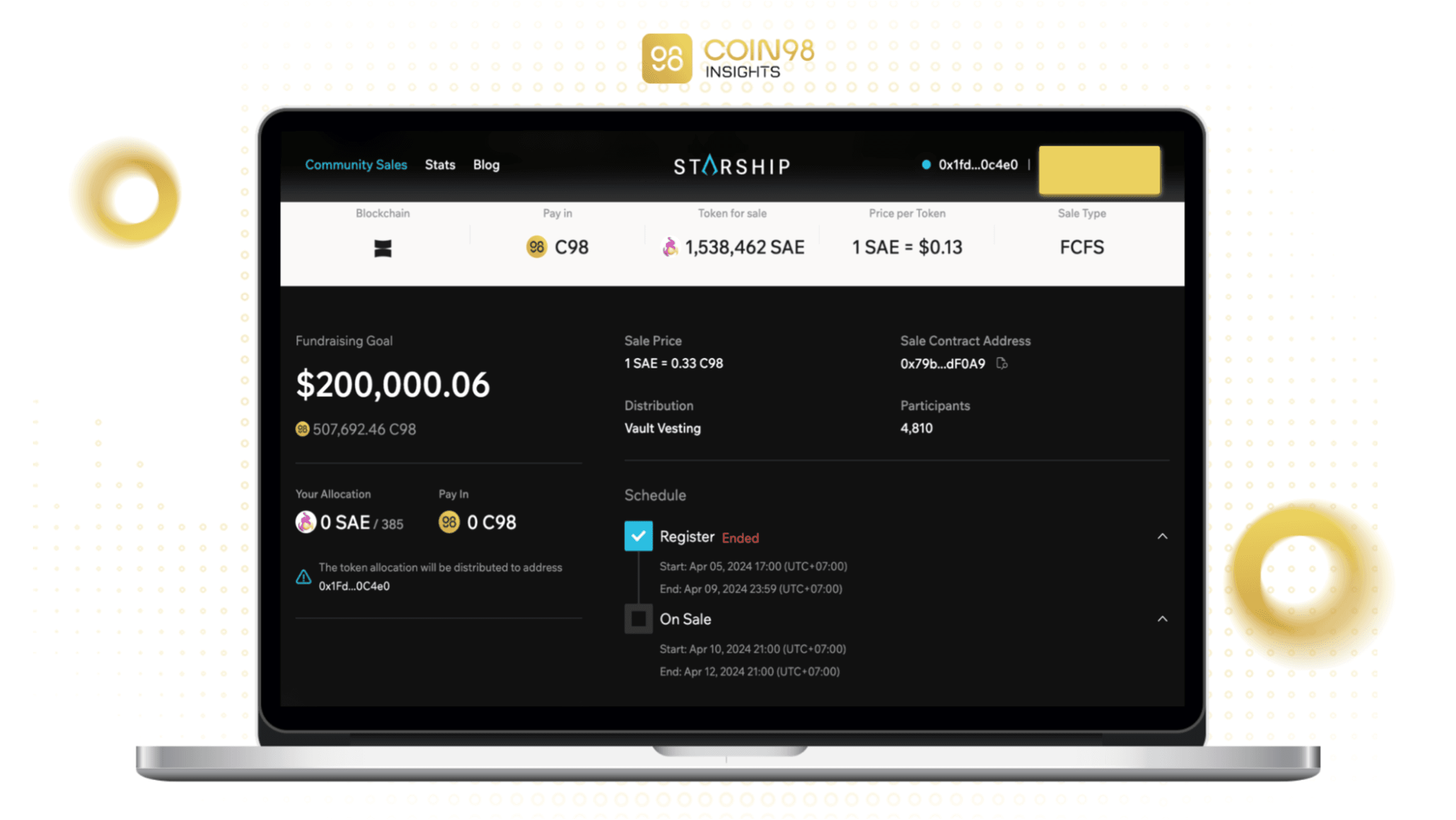 đăng ký mua token