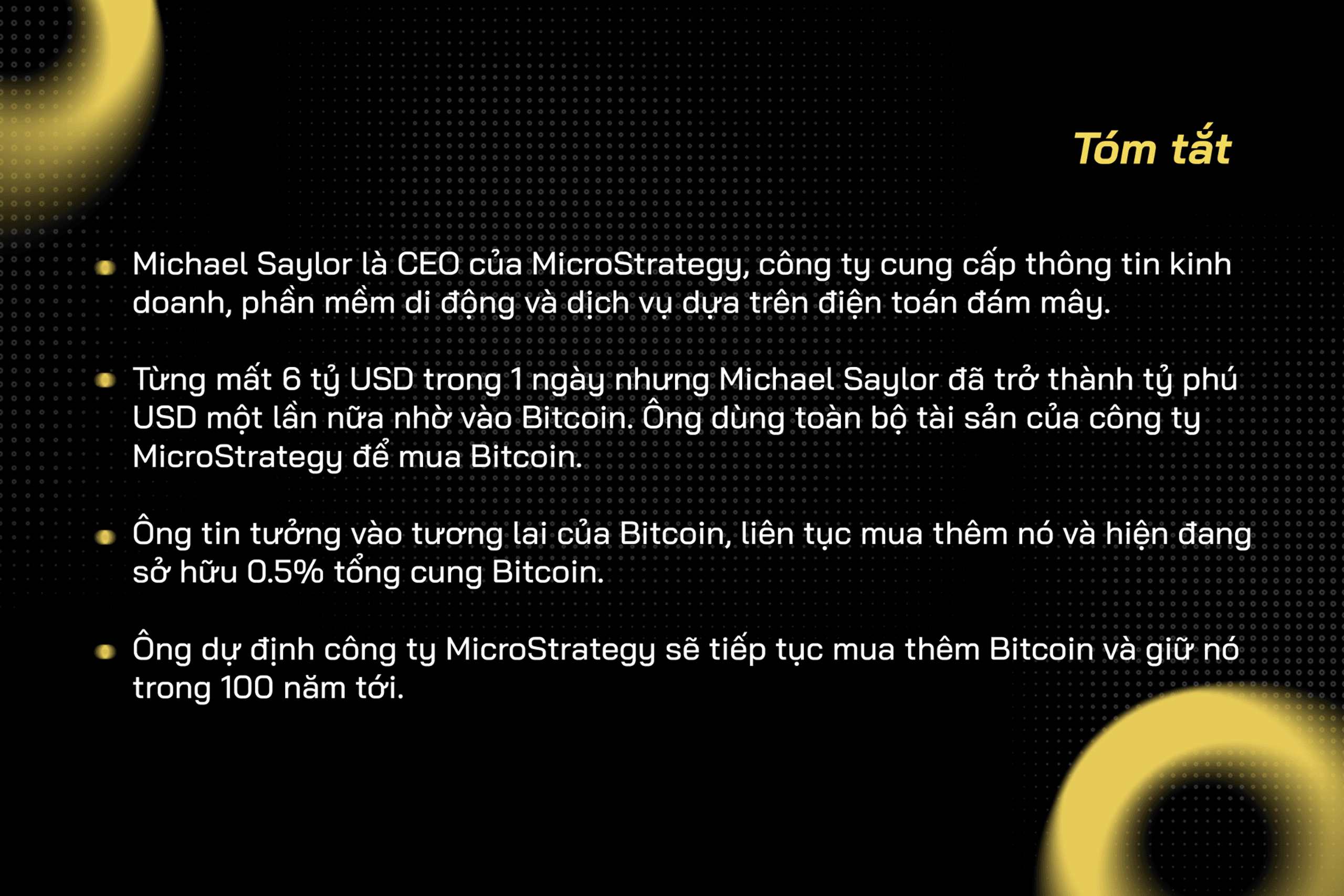 cơ duyên michael saylor với bitcoin