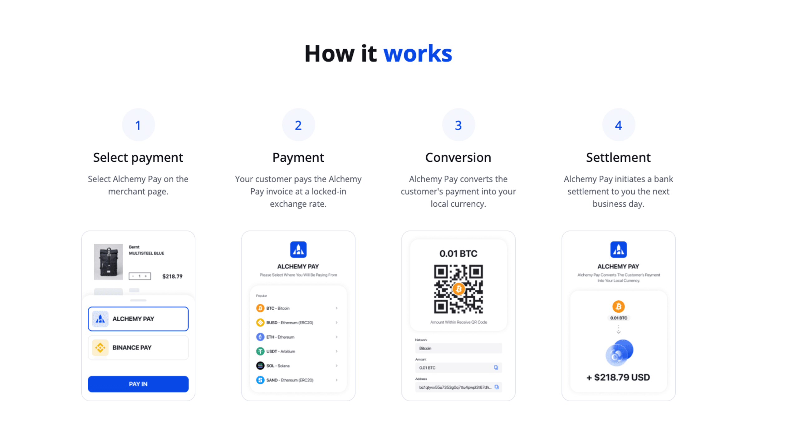 alchemy pay crypto payment