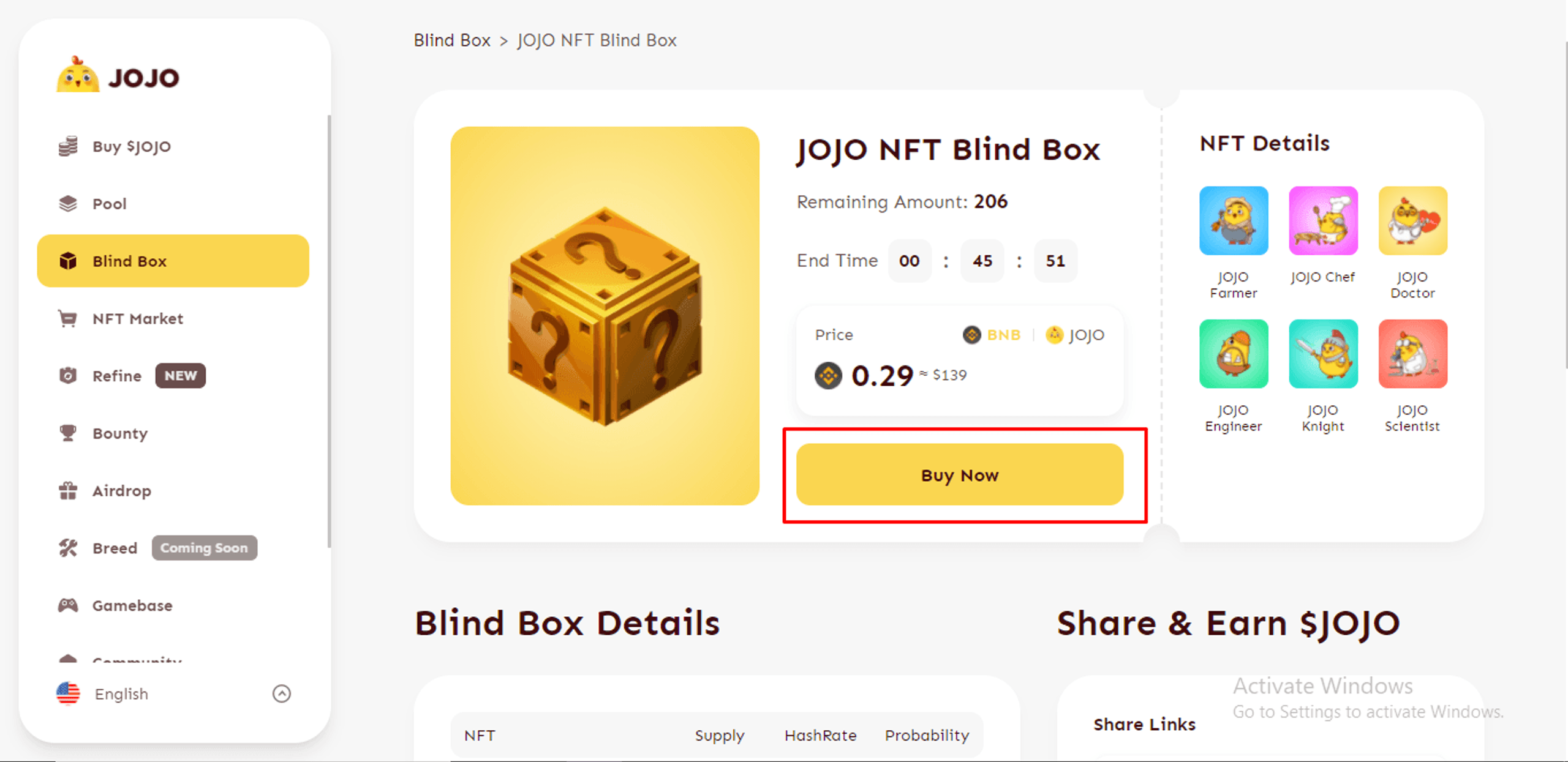 blind box jojo fun