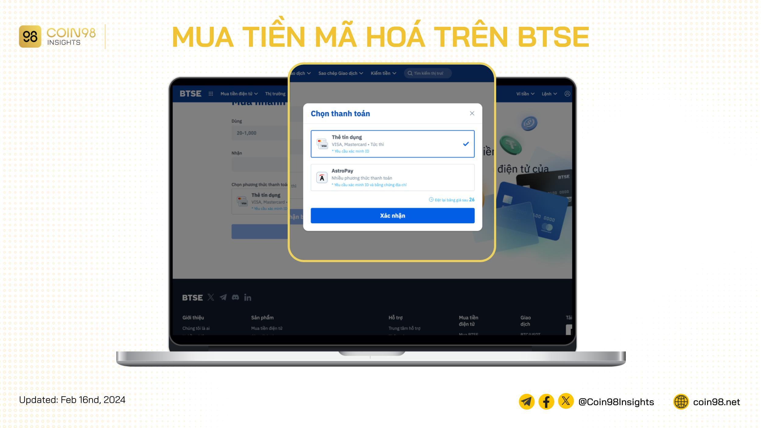 mua tiền điện tử btse