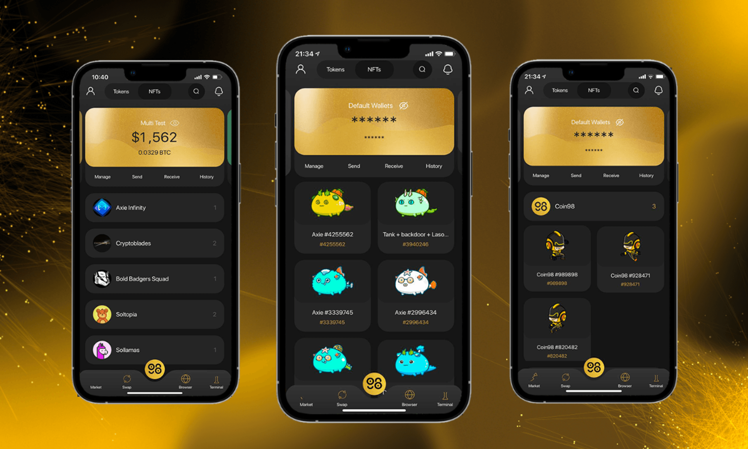 lưu trữ nft trên ví coin98 super app