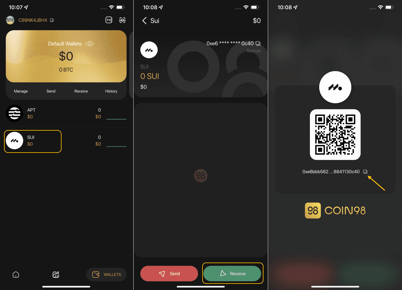 add sui token