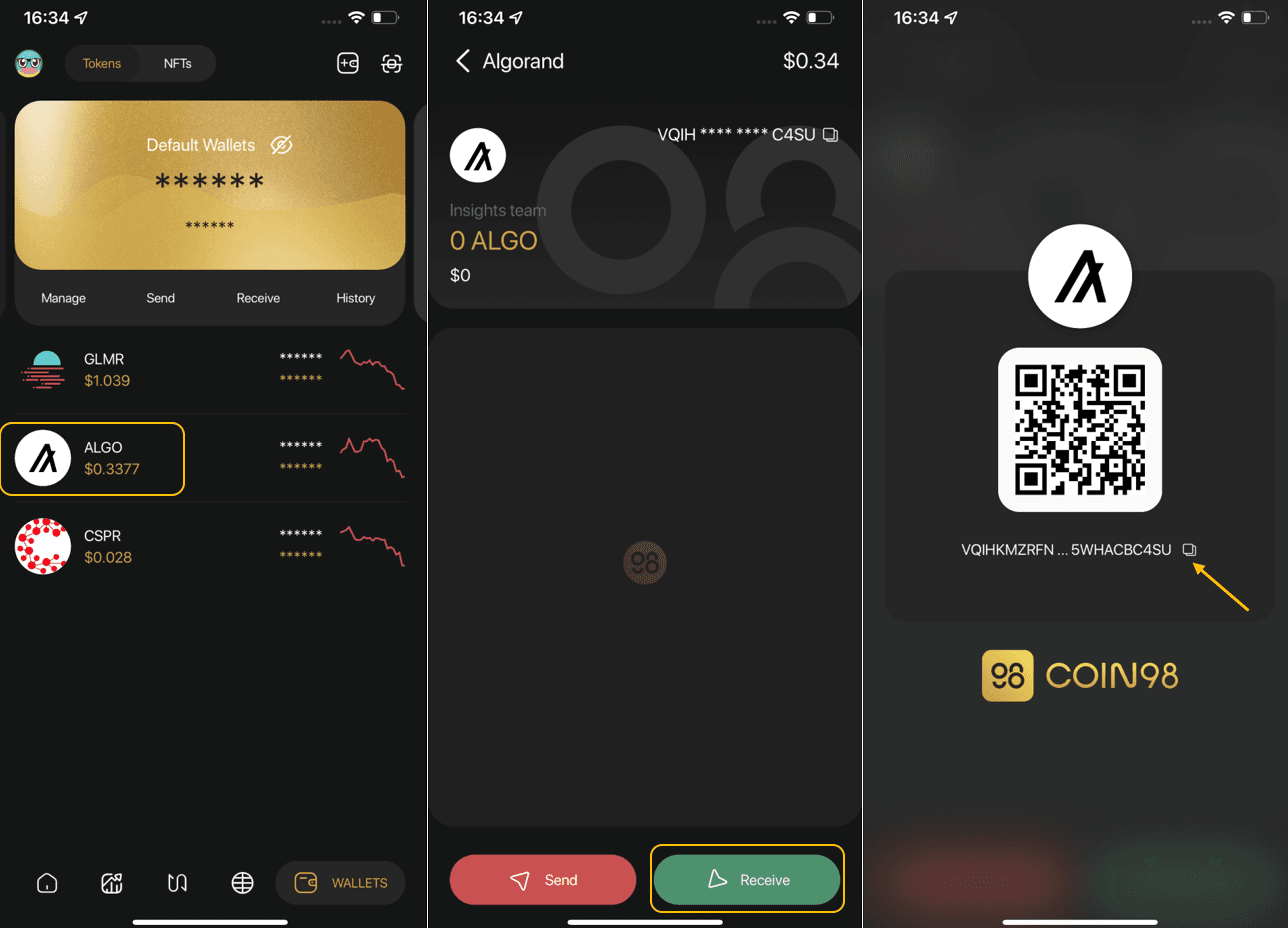 algorand wallet address