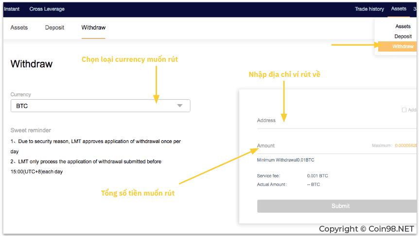 rút tiền letmetrade