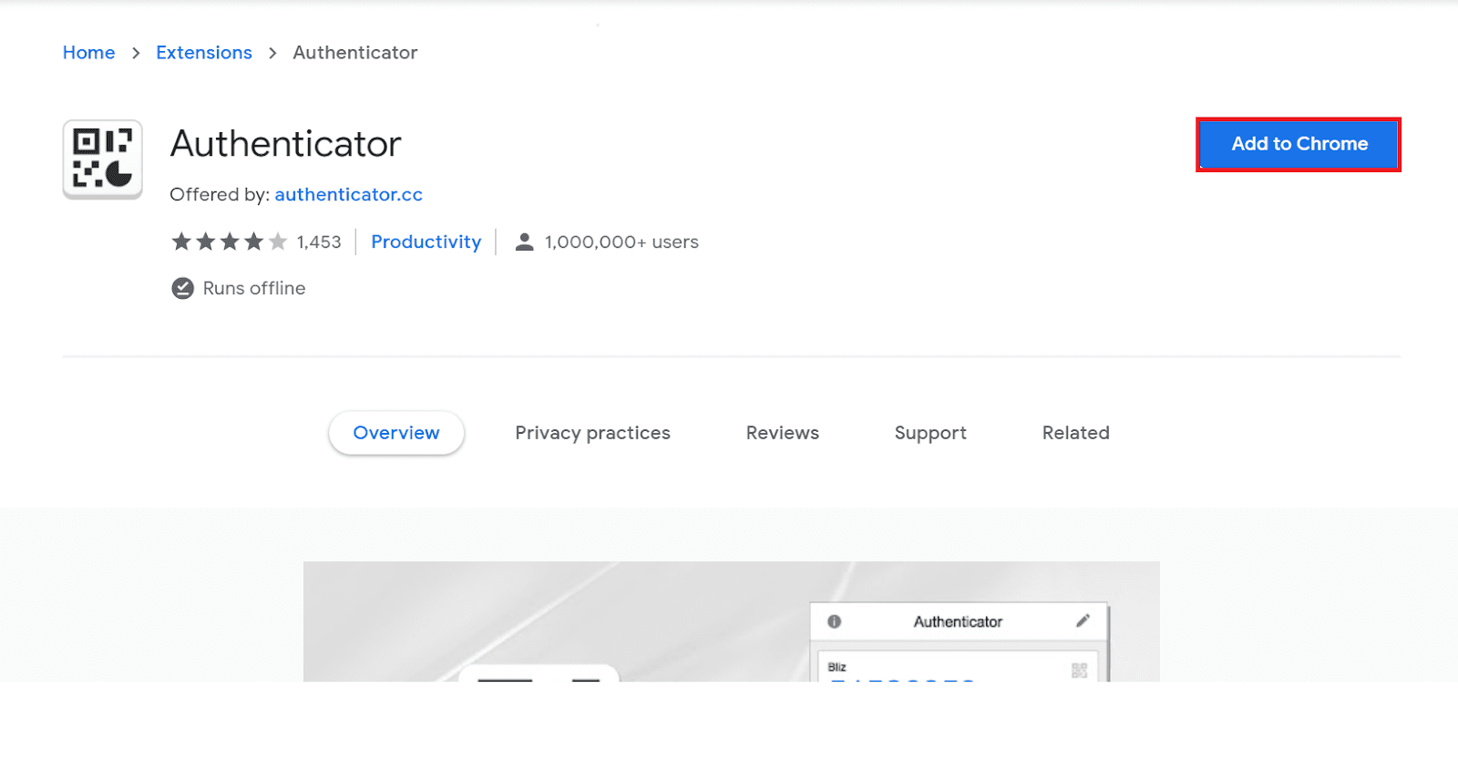 set up google authenticator extension