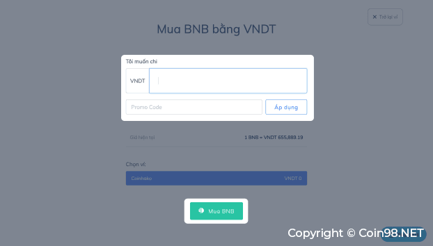mua bán bnb trên coinhako 13