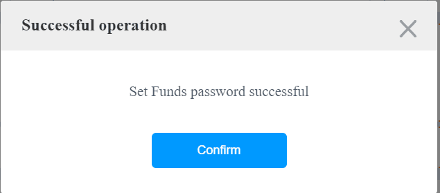 set fund password bibox
